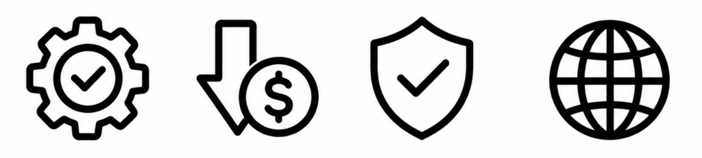 Key advantages for machines Key Advantages